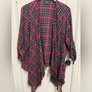 Torrid Plaid Open Jacket